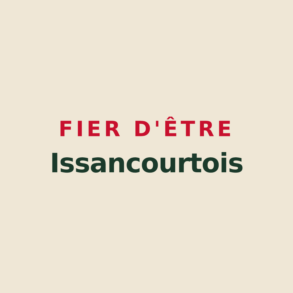 Tote bag « Fier d'être Issancourtois » — design pour Issancourt-et-Rumel