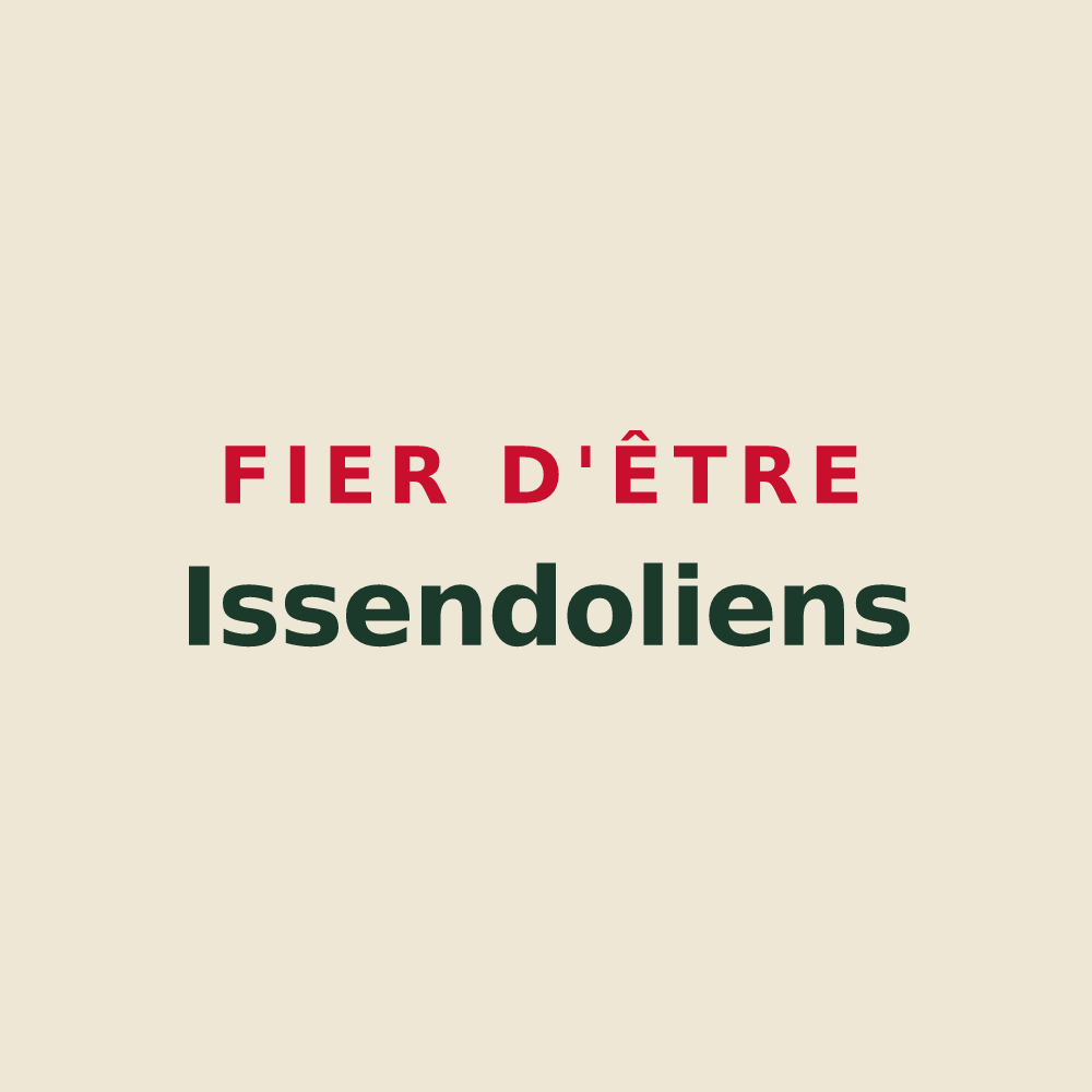 Tote bag « Fier d'être Issendoliens » — design pour Issendolus