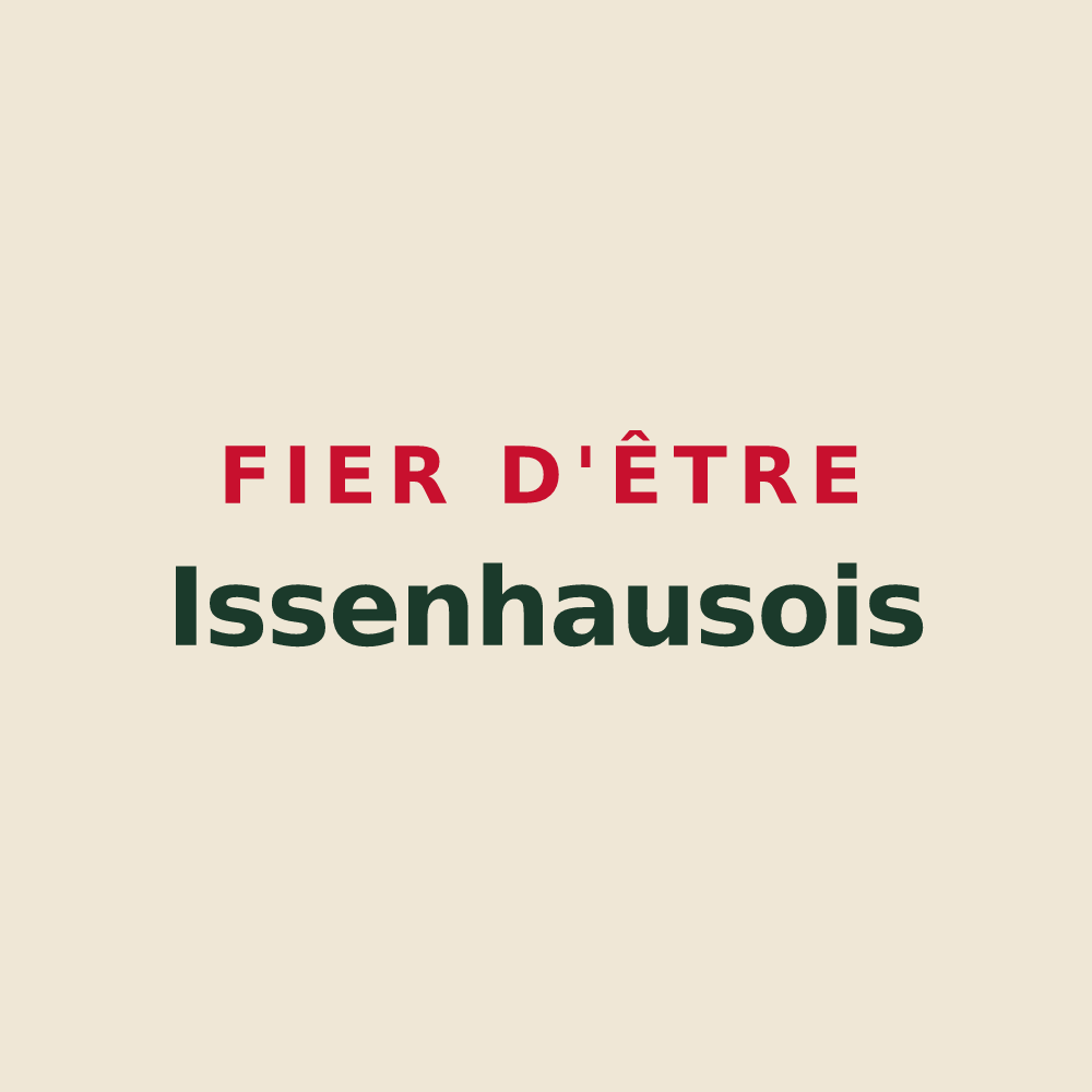 Tote bag « Fier d'être Issenhausois » — design pour Issenhausen