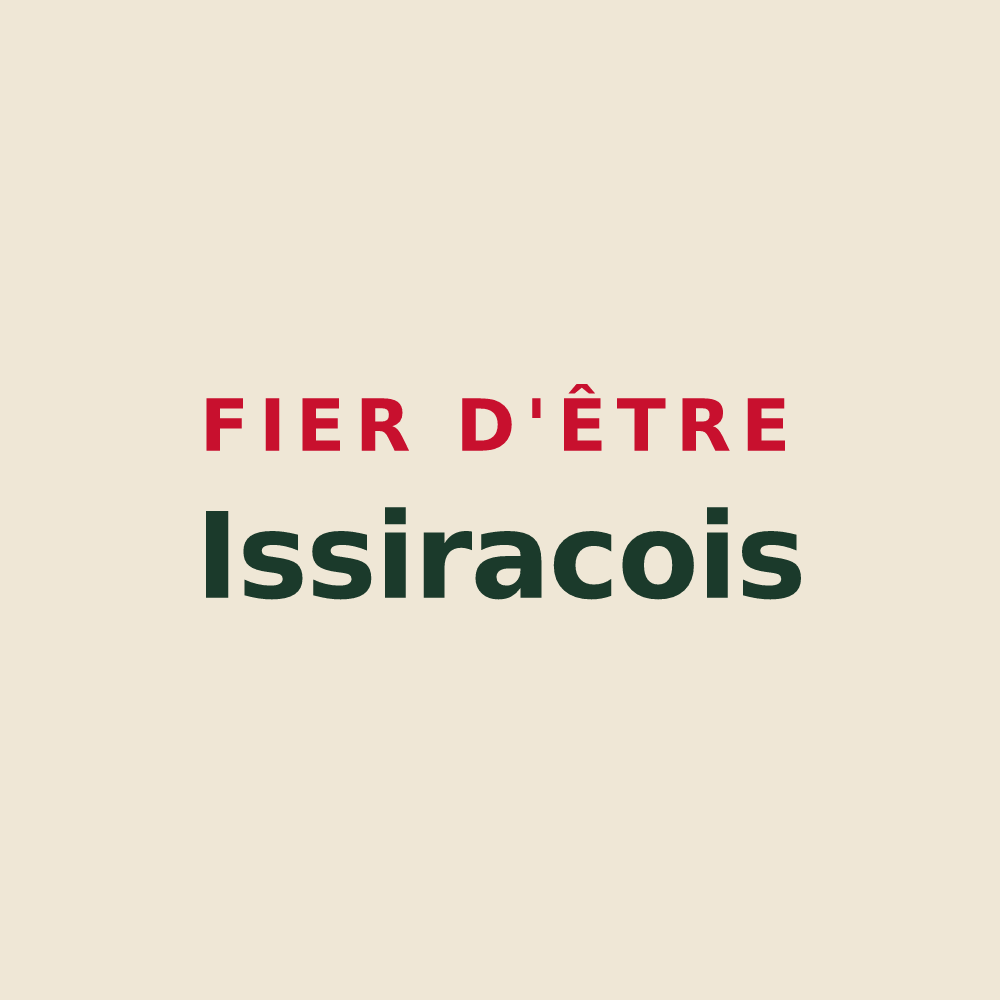 Tote bag « Fier d'être Issiracois » — design pour Issirac
