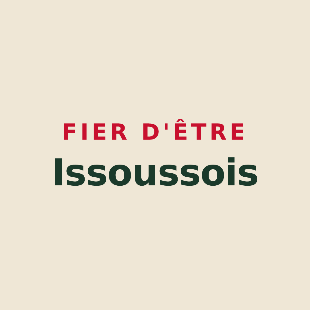Tote bag « Fier d'être Issoussois » — design pour Issou