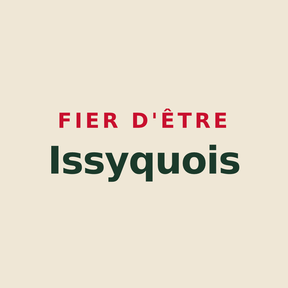 Tote bag « Fier d'être Issyquois » — design pour Issy-l'Évêque