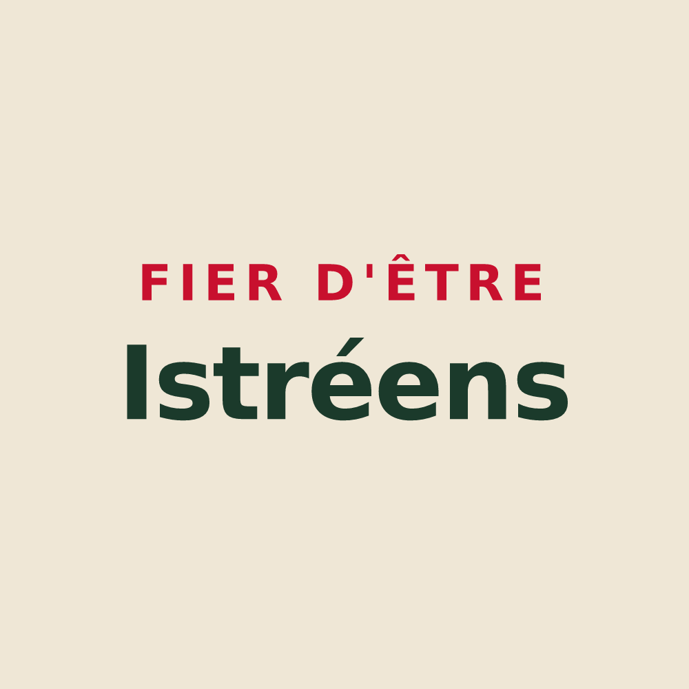 Tote bag « Fier d'être Istréens » — design pour Istres