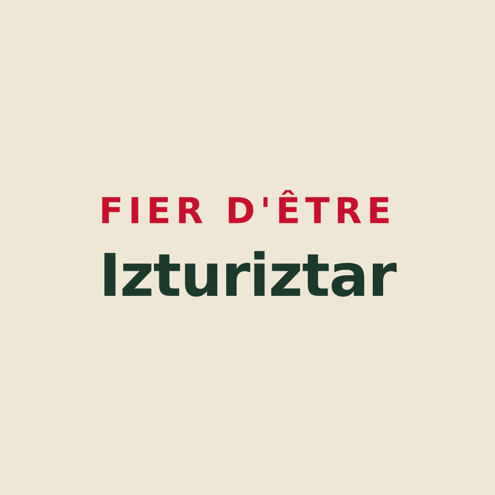 Tote bag « Fier d'être Izturiztar » — design pour Isturits