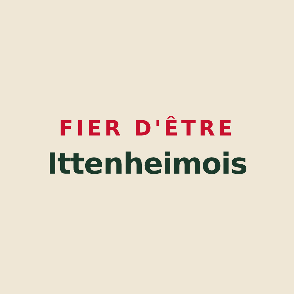 Tote bag « Fier d'être Ittenheimois » — design pour Ittenheim