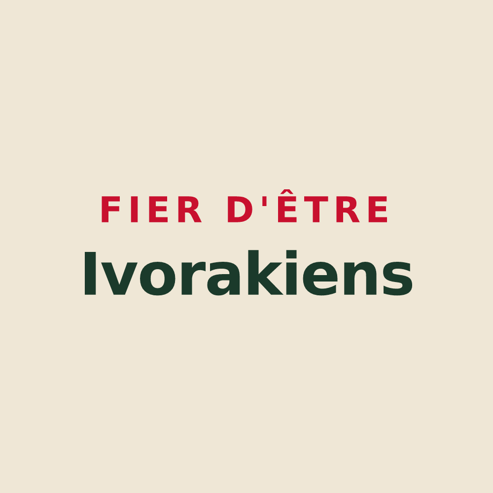 Tote bag « Fier d'être Ivorakiens » — design pour Iwuy