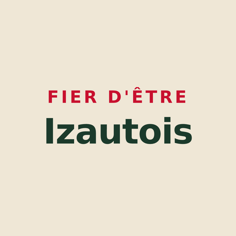 Tote bag « Fier d'être Izautois » — design pour Izaut-de-l'Hôtel