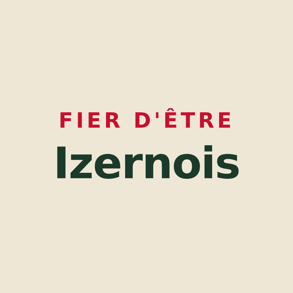 Tote bag « Fier d'être Izernois » — design pour Izernore