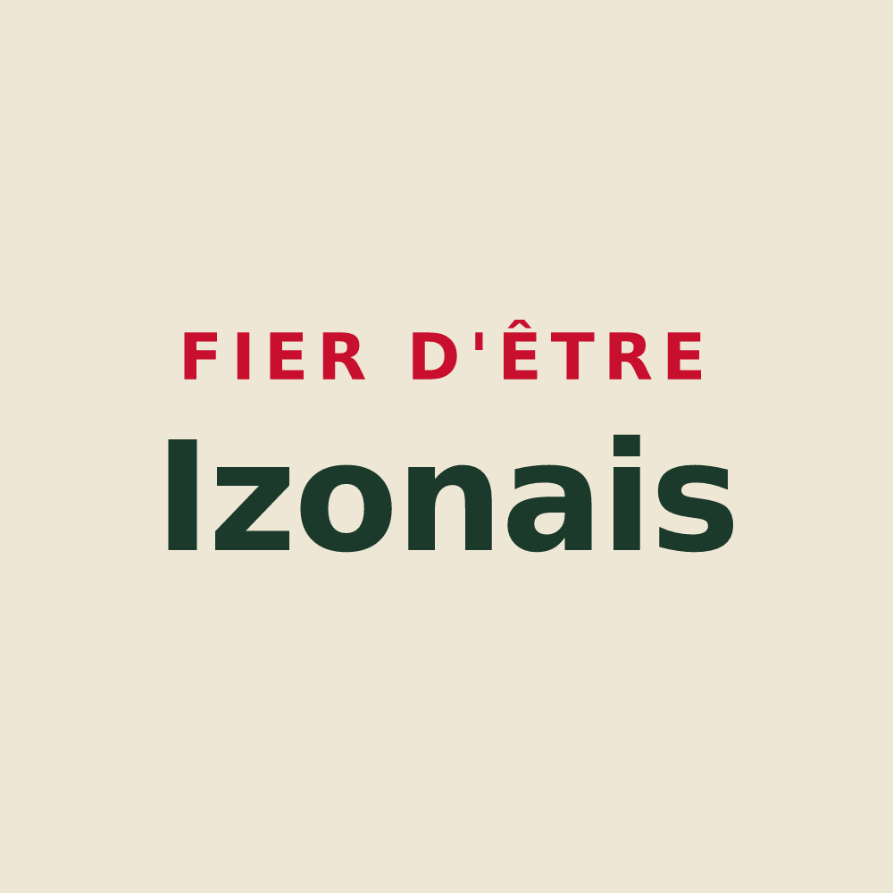 Tote bag « Fier d'être Izonais » — design pour Izon-la-Bruisse