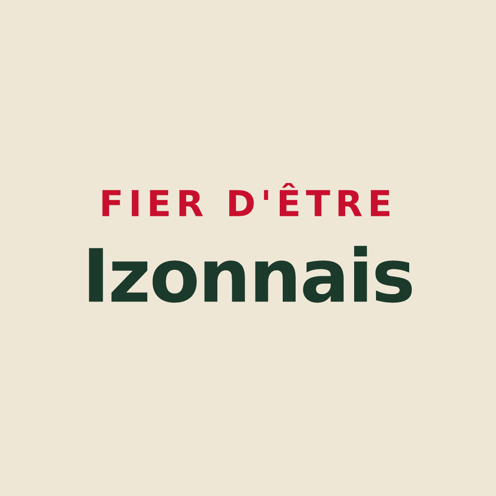 Tote bag « Fier d'être Izonnais » — design pour Izon