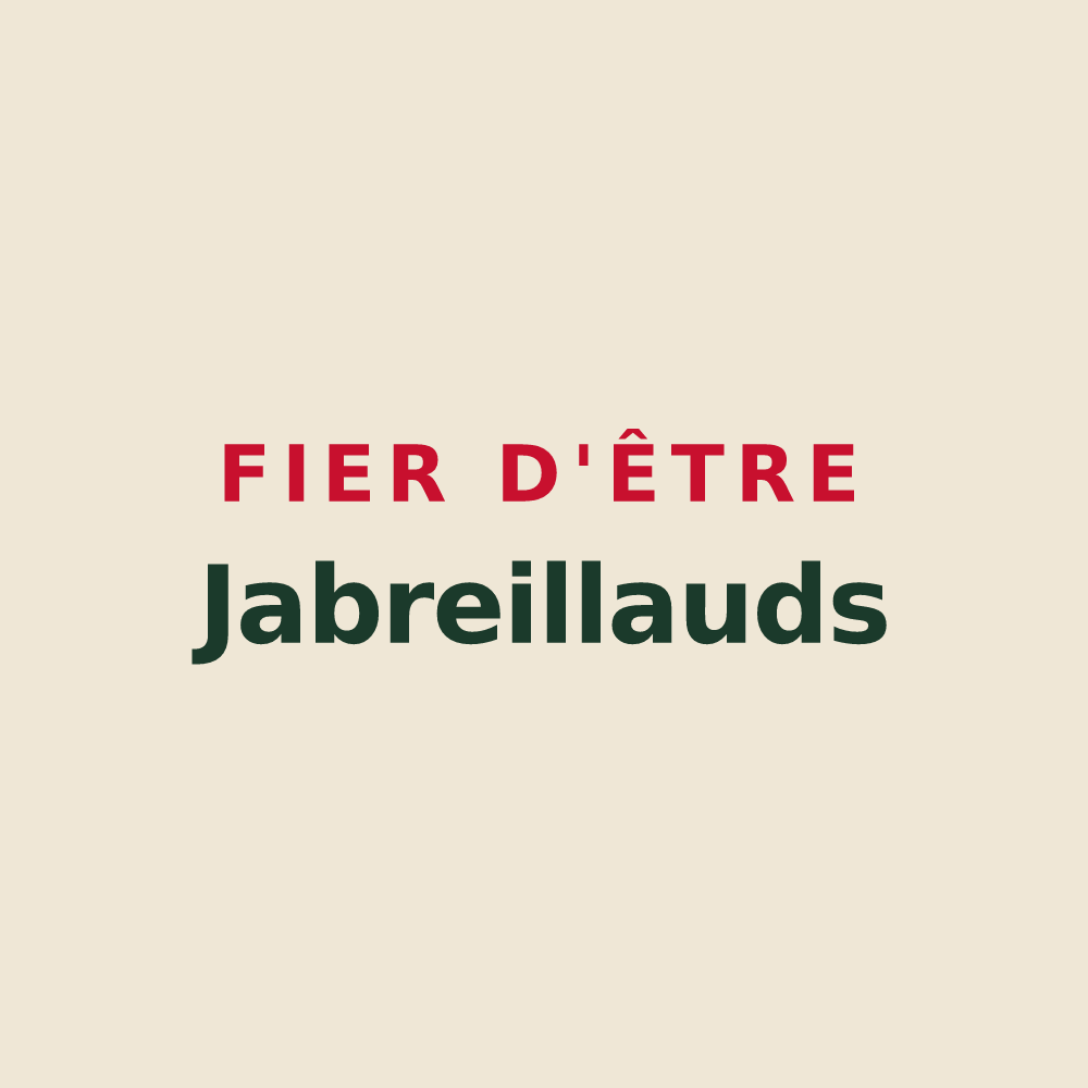 Tote bag « Fier d'être Jabreillauds » — design pour Jabreilles-les-Bordes