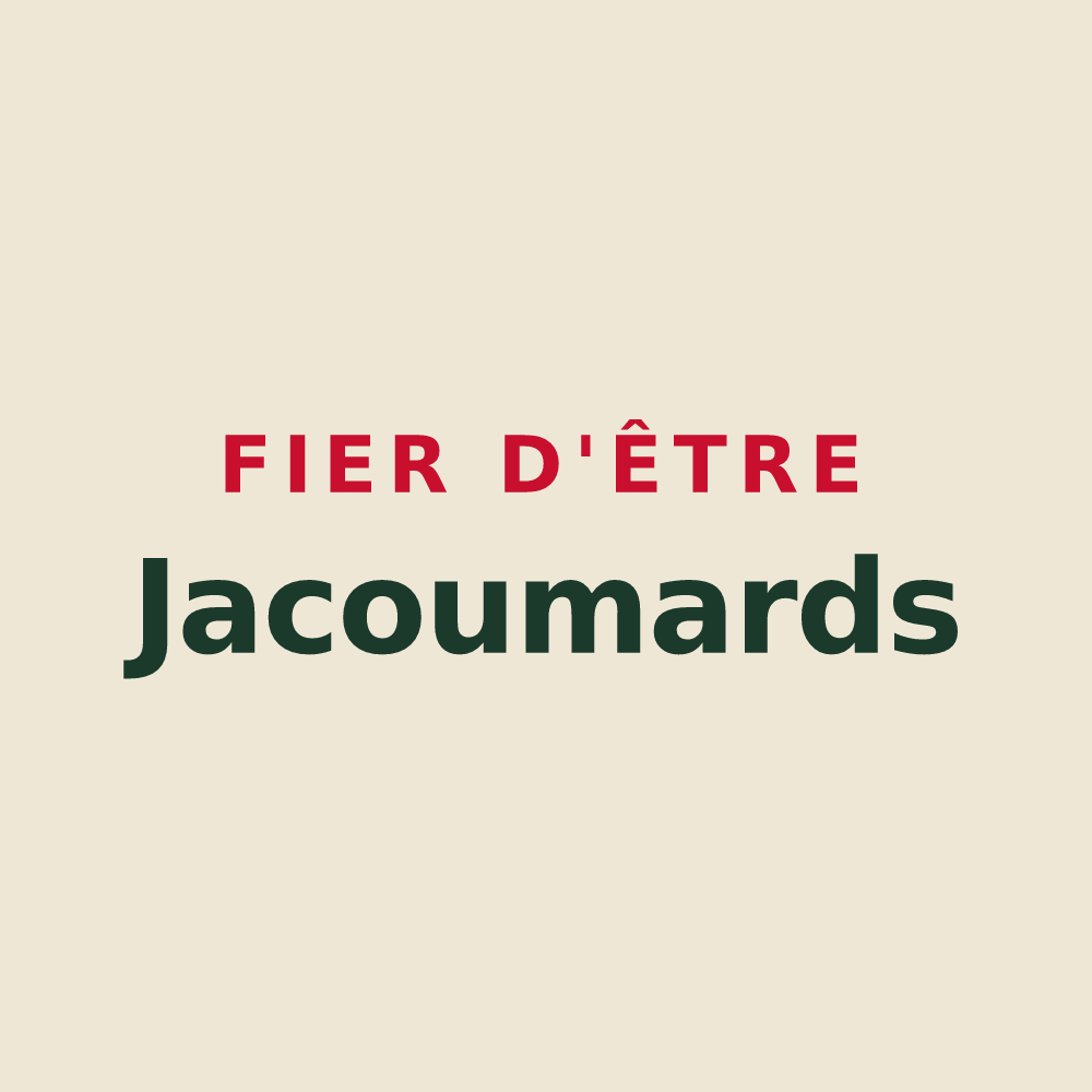 Tote bag « Fier d'être Jacoumards » — design pour Jacou