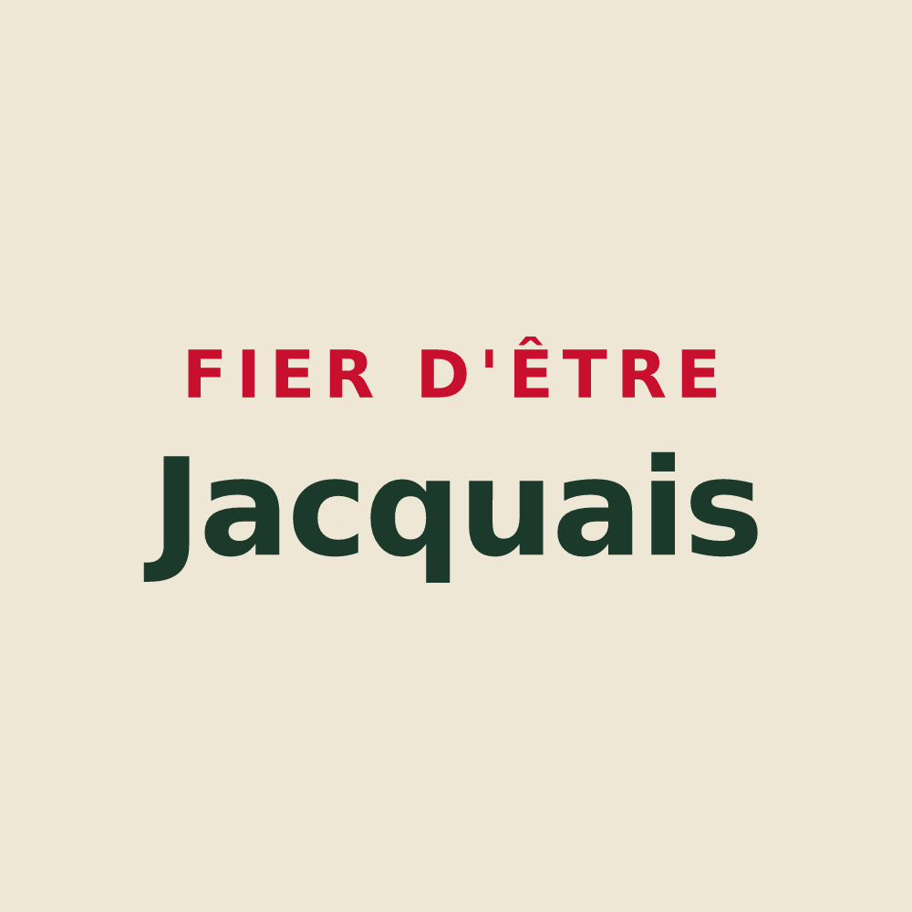 Tote bag « Fier d'être Jacquais » — design pour Jacque