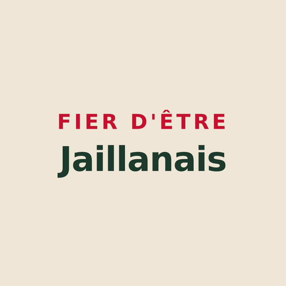 Tote bag « Fier d'être Jaillanais » — design pour Jaillans