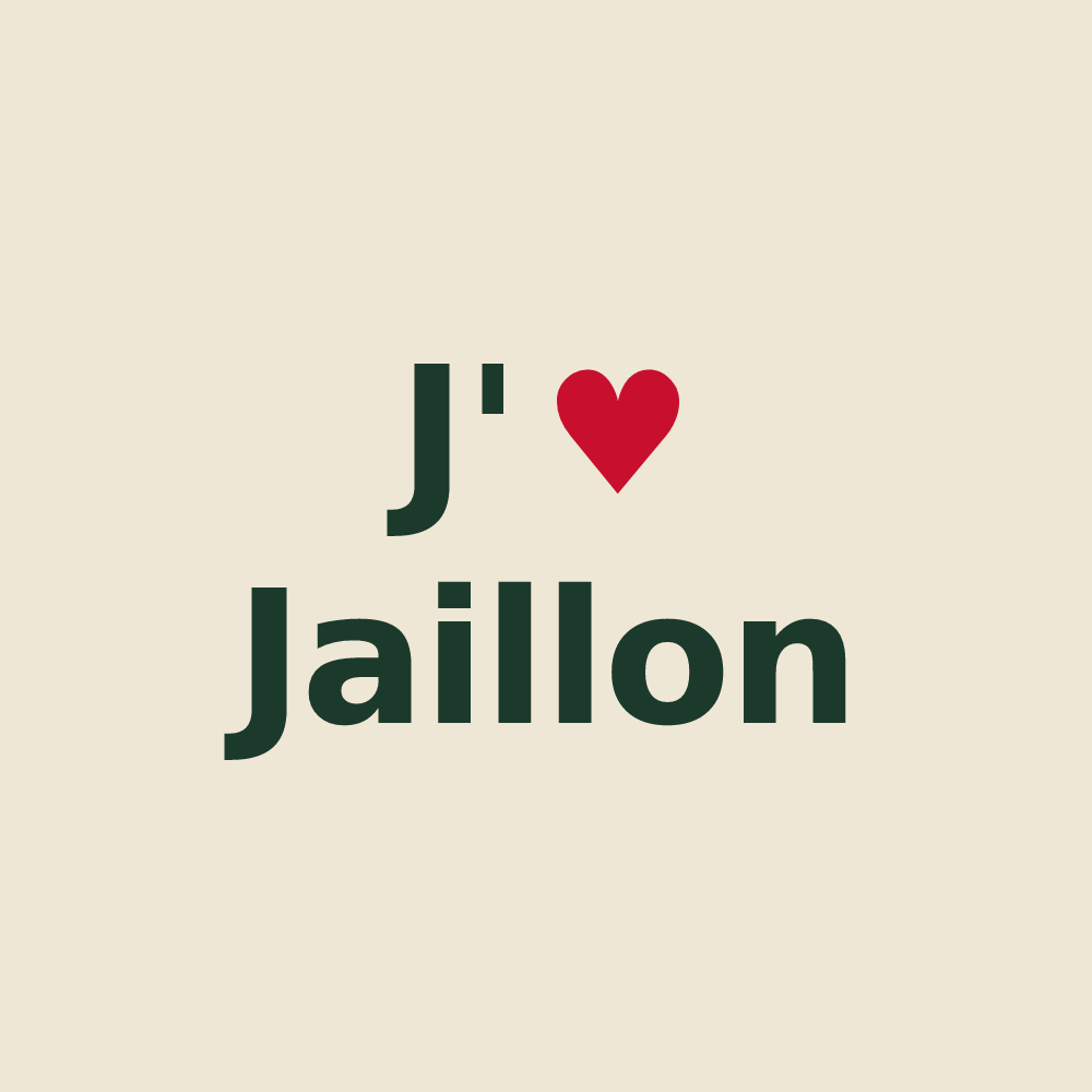 Tote bag personnalisé Jaillon — design J'aime Jaillon