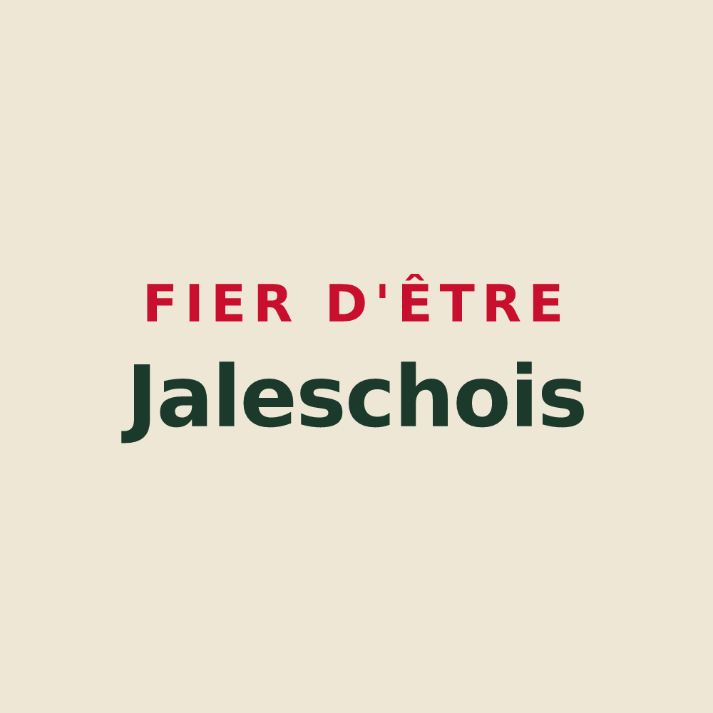 Tote bag « Fier d'être Jaleschois » — design pour Jalesches