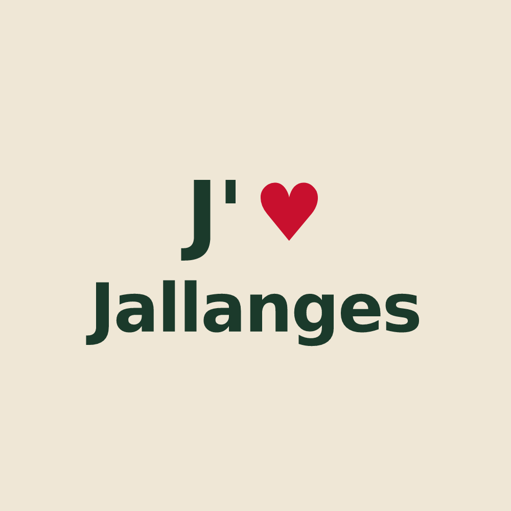 Tote bag personnalisé Jallanges — design J'aime Jallanges