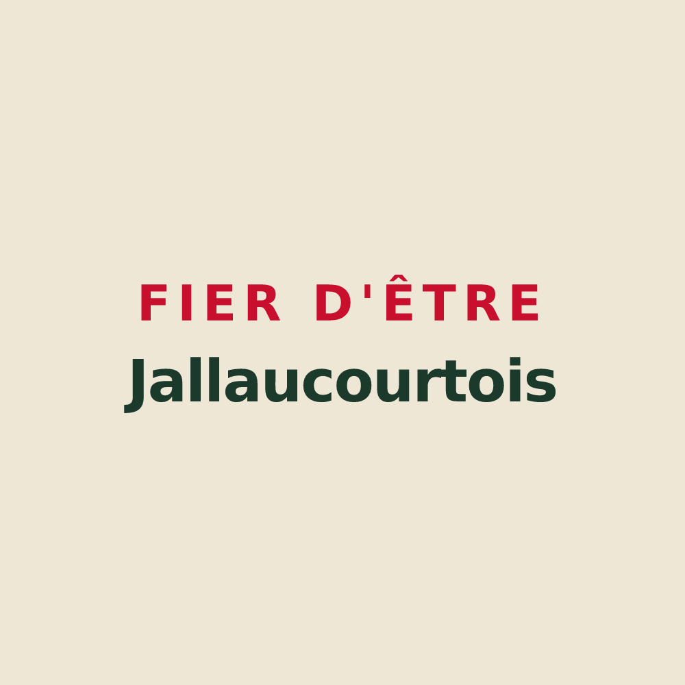 Tote bag « Fier d'être Jallaucourtois » — design pour Jallaucourt