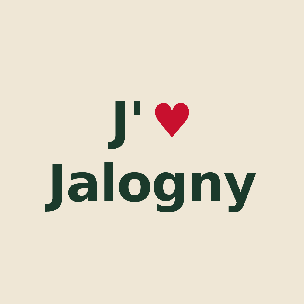 Tote bag personnalisé Jalogny — design J'aime Jalogny