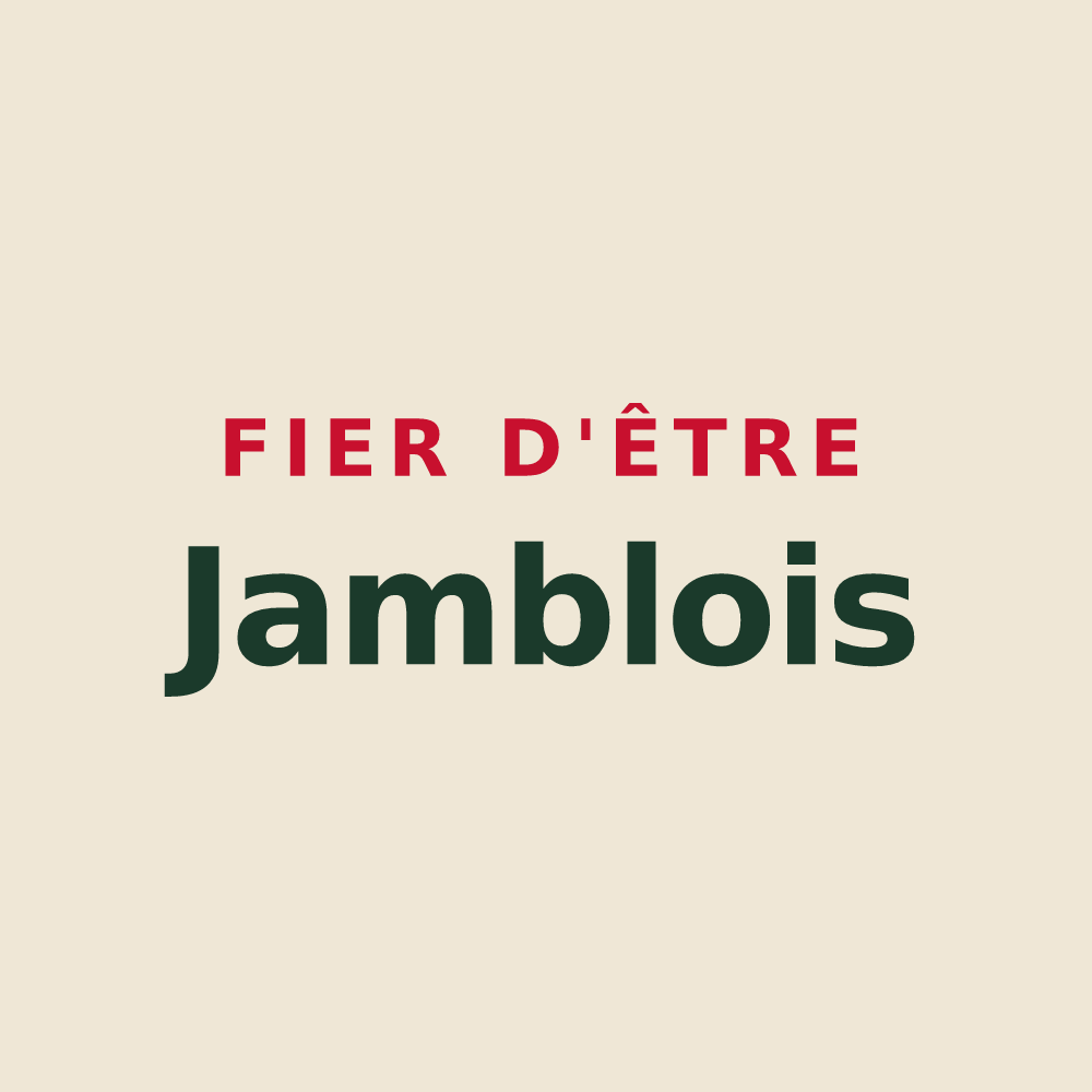 Tote bag « Fier d'être Jamblois » — design pour Jambles