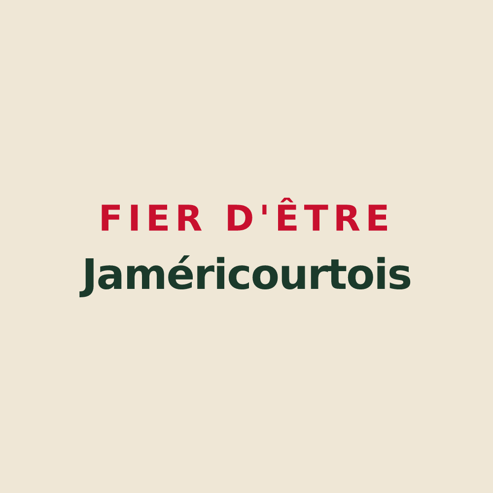 Tote bag « Fier d'être Jaméricourtois » — design pour Jaméricourt