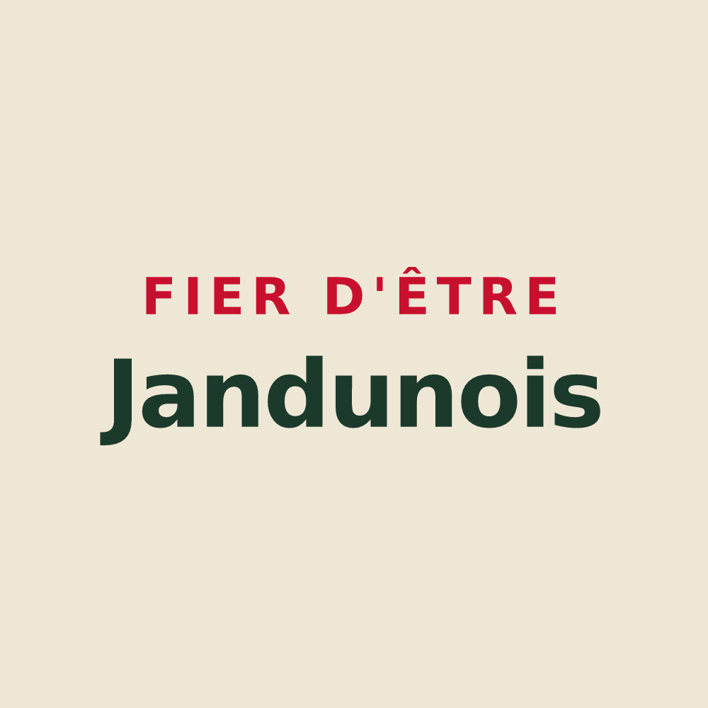Tote bag « Fier d'être Jandunois » — design pour Jandun