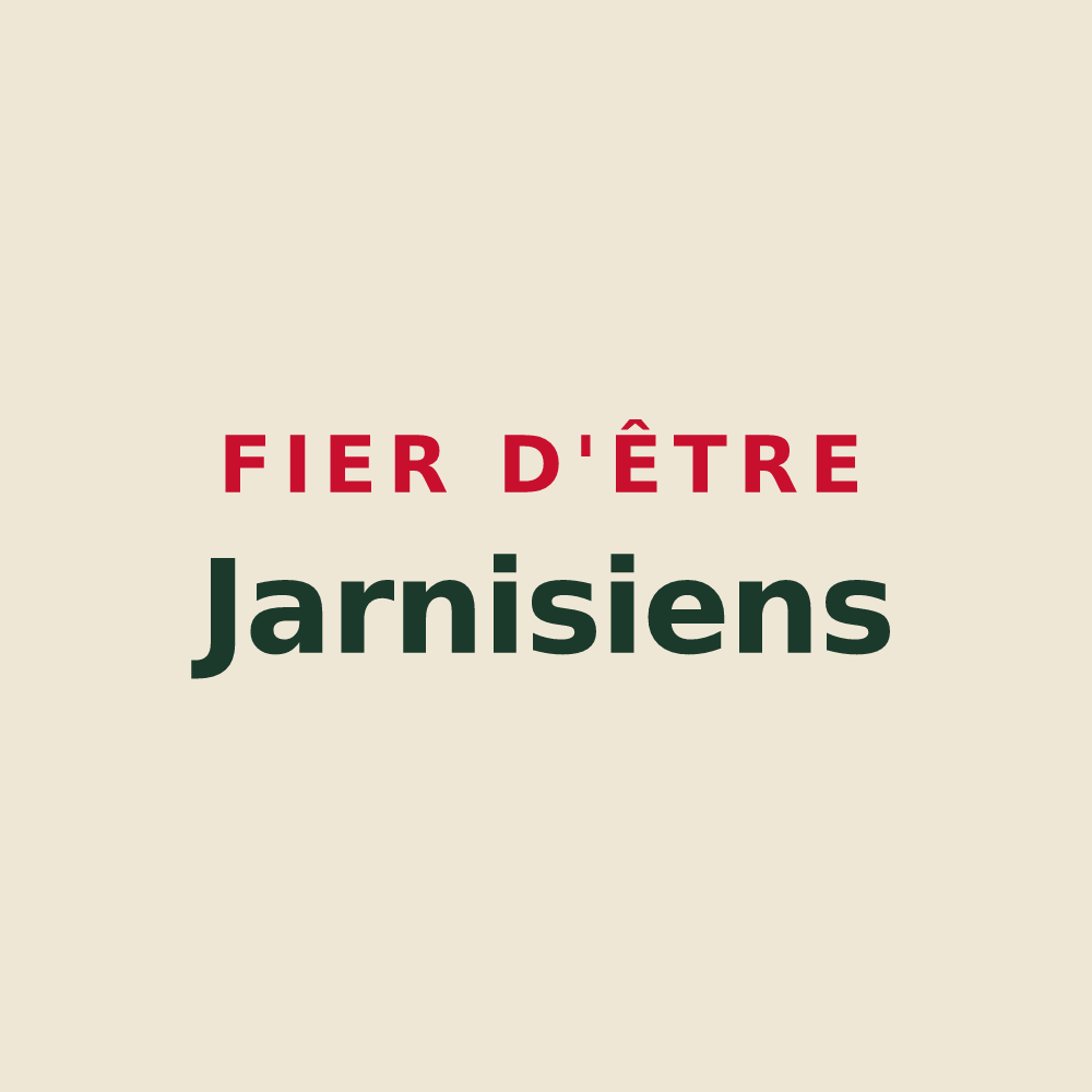 Tote bag « Fier d'être Jarnisiens » — design pour Jarny