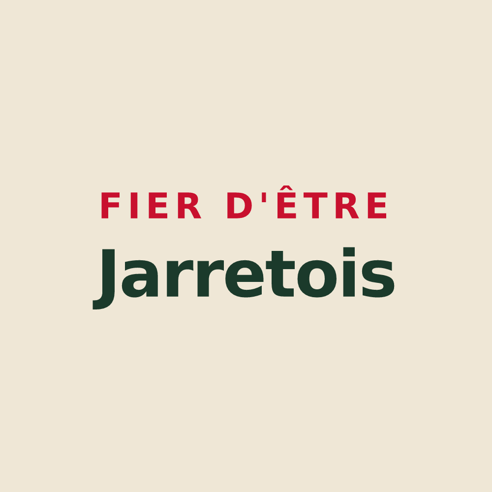 Tote bag « Fier d'être Jarretois » — design pour Jarret