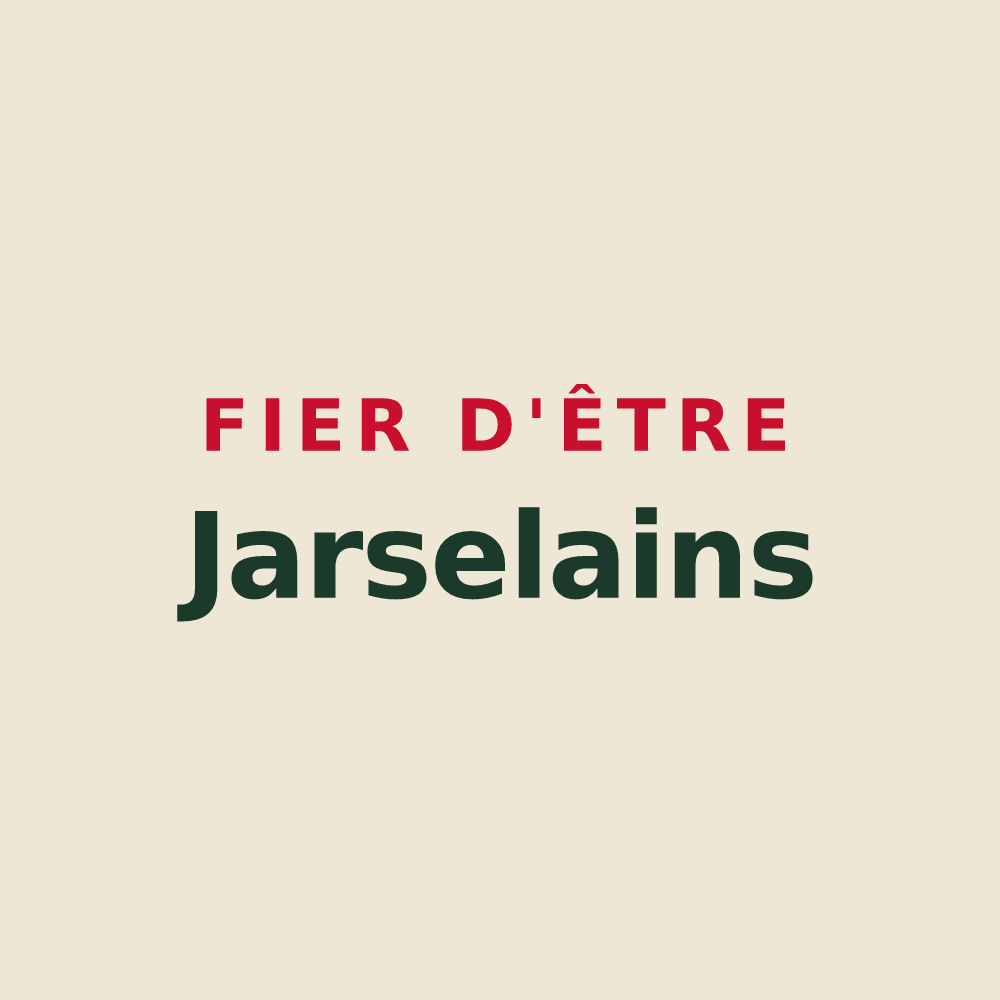 Tote bag « Fier d'être Jarselains » — design pour Jarsy
