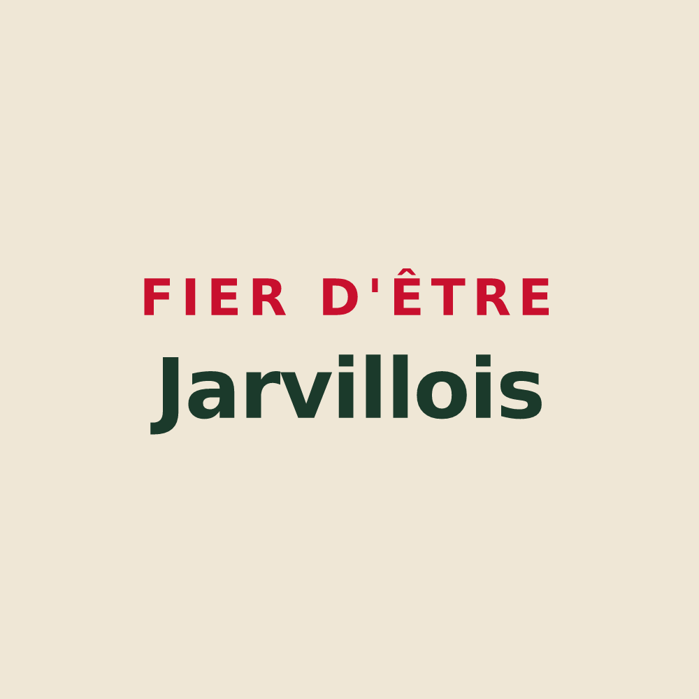 Tote bag « Fier d'être Jarvillois » — design pour Jarville-la-Malgrange