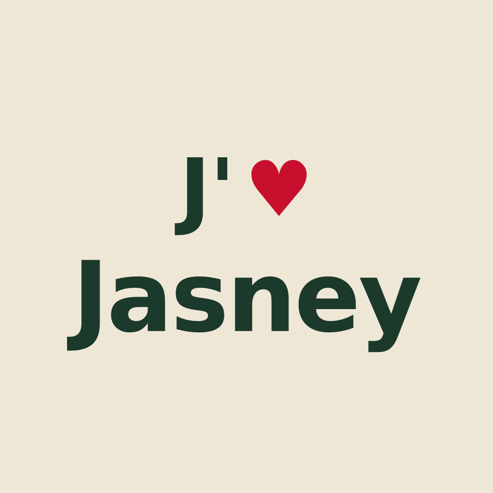 Tote bag personnalisé Jasney — design J'aime Jasney