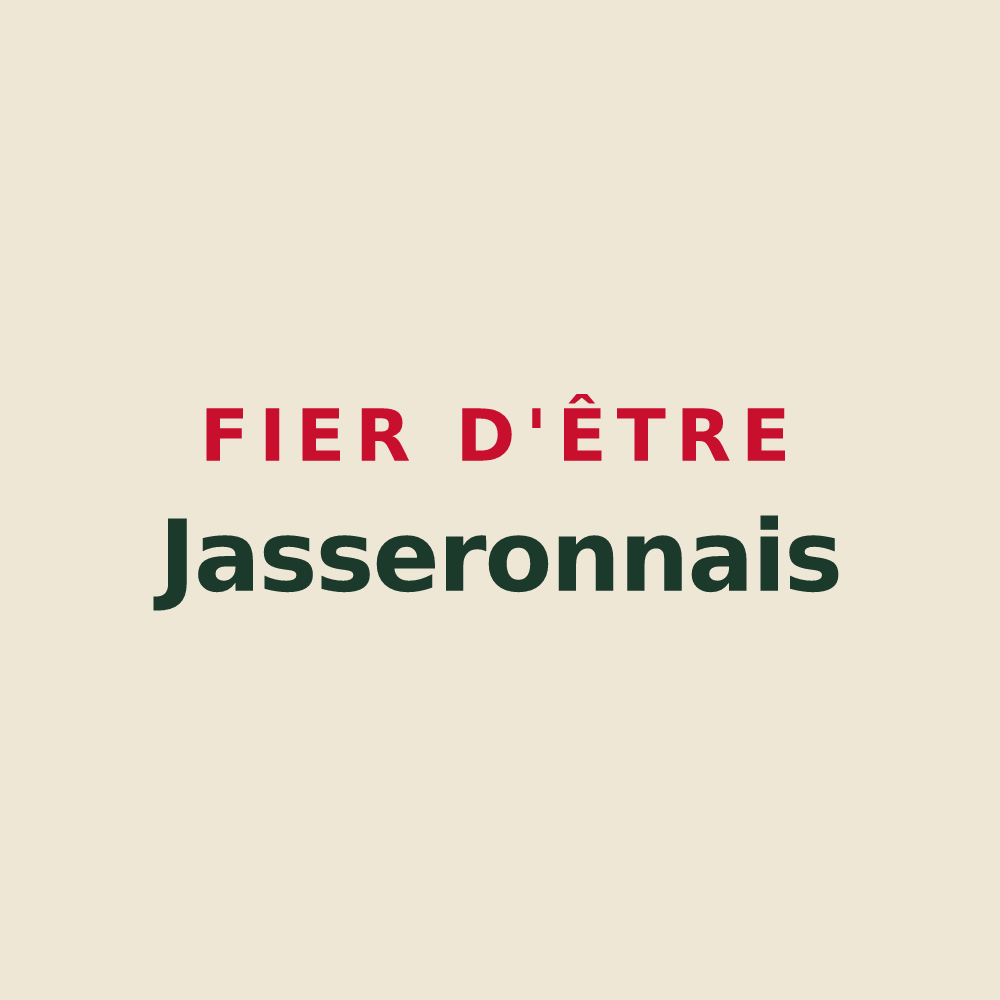 Tote bag « Fier d'être Jasseronnais » — design pour Jasseron
