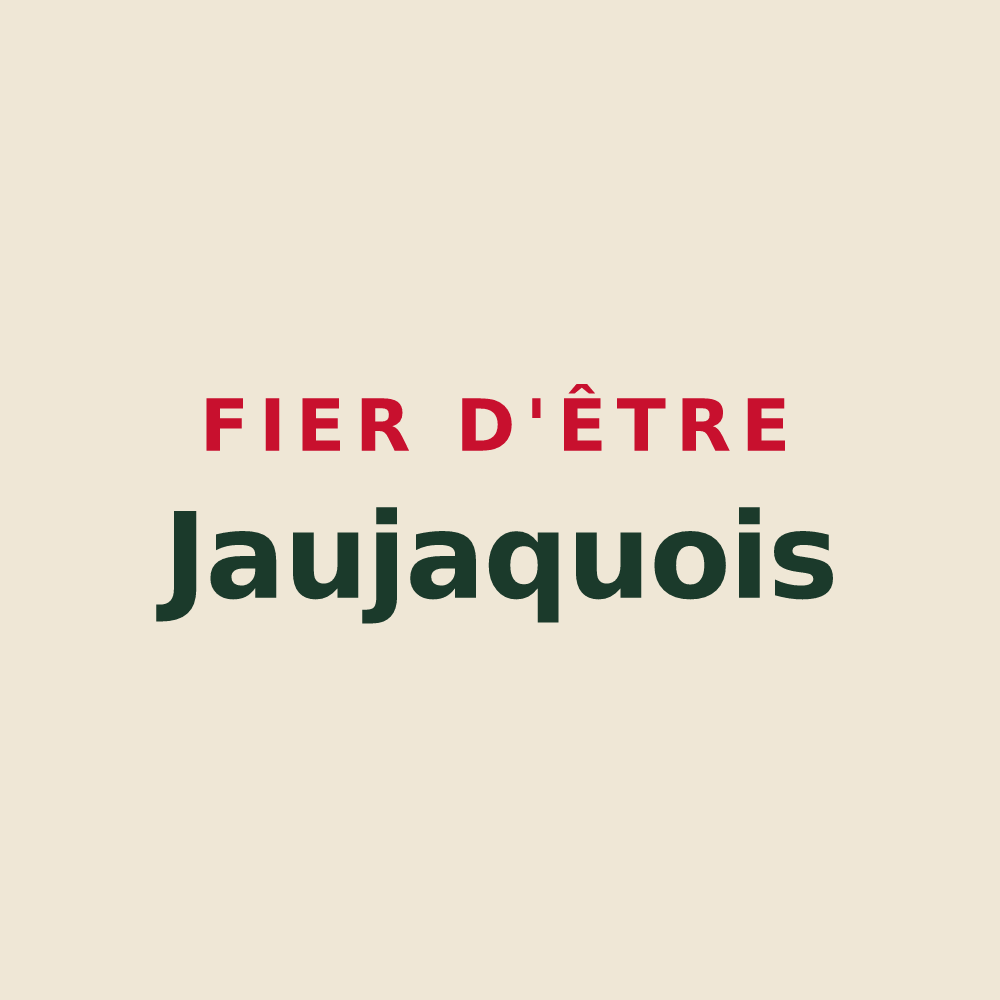 Tote bag « Fier d'être Jaujaquois » — design pour Jaujac