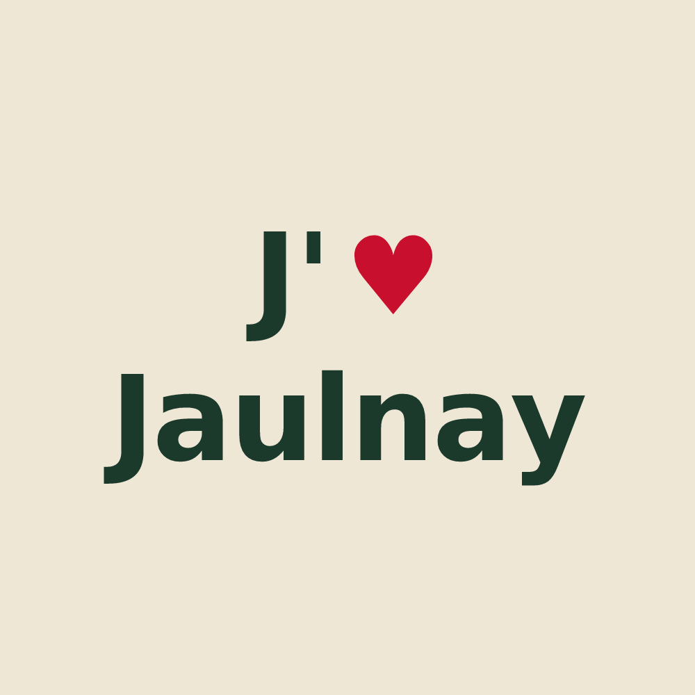 Tote bag personnalisé Jaulnay — design J'aime Jaulnay