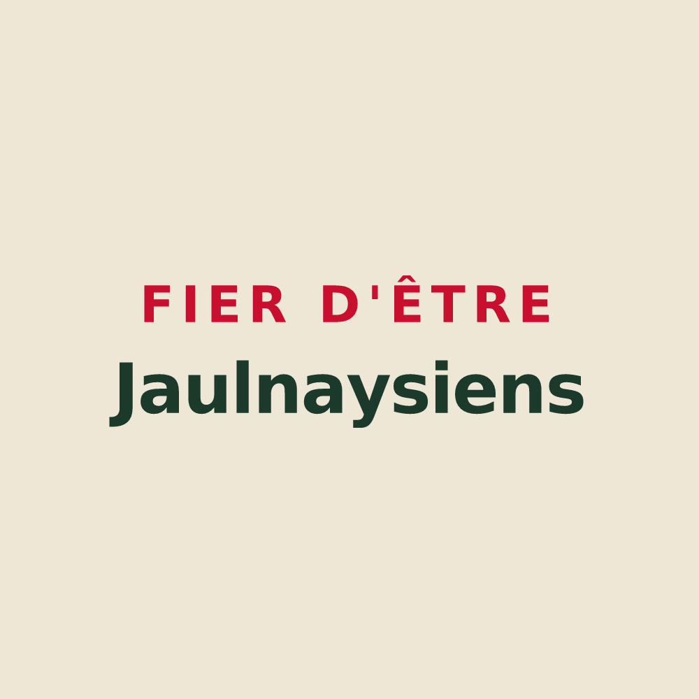 Tote bag « Fier d'être Jaulnaysiens » — design pour Jaulnay
