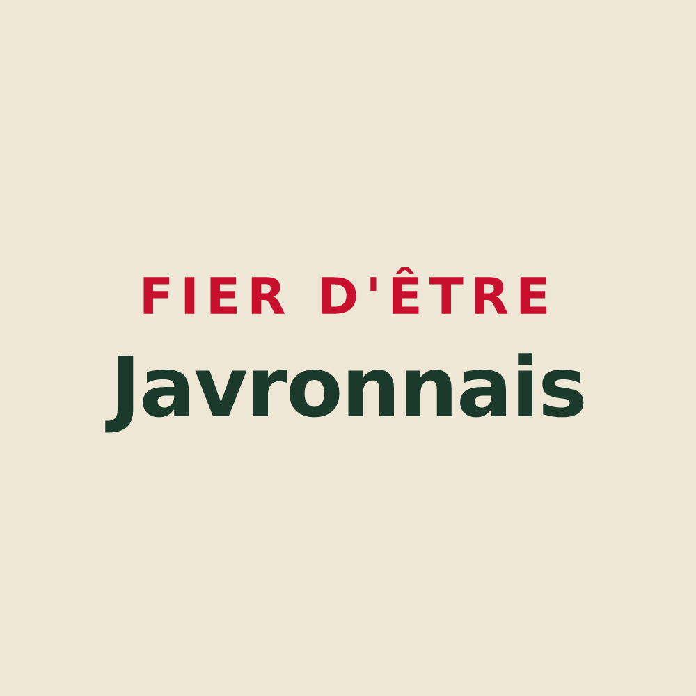Tote bag « Fier d'être Javronnais » — design pour Javron-les-Chapelles