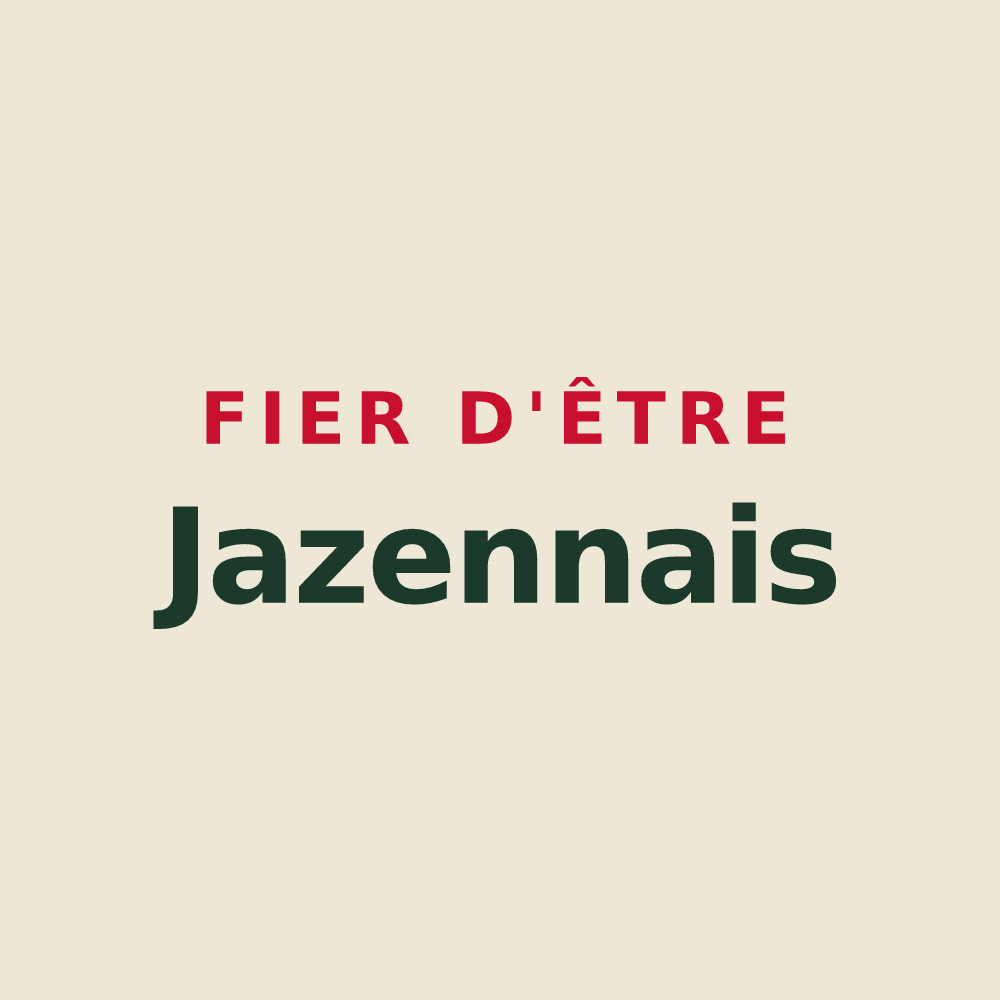 Tote bag « Fier d'être Jazennais » — design pour Jazennes