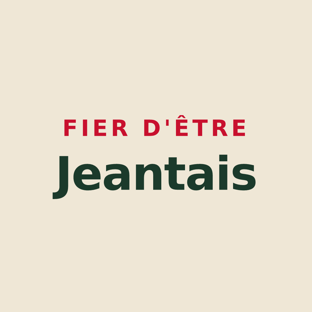Tote bag « Fier d'être Jeantais » — design pour Jeantes