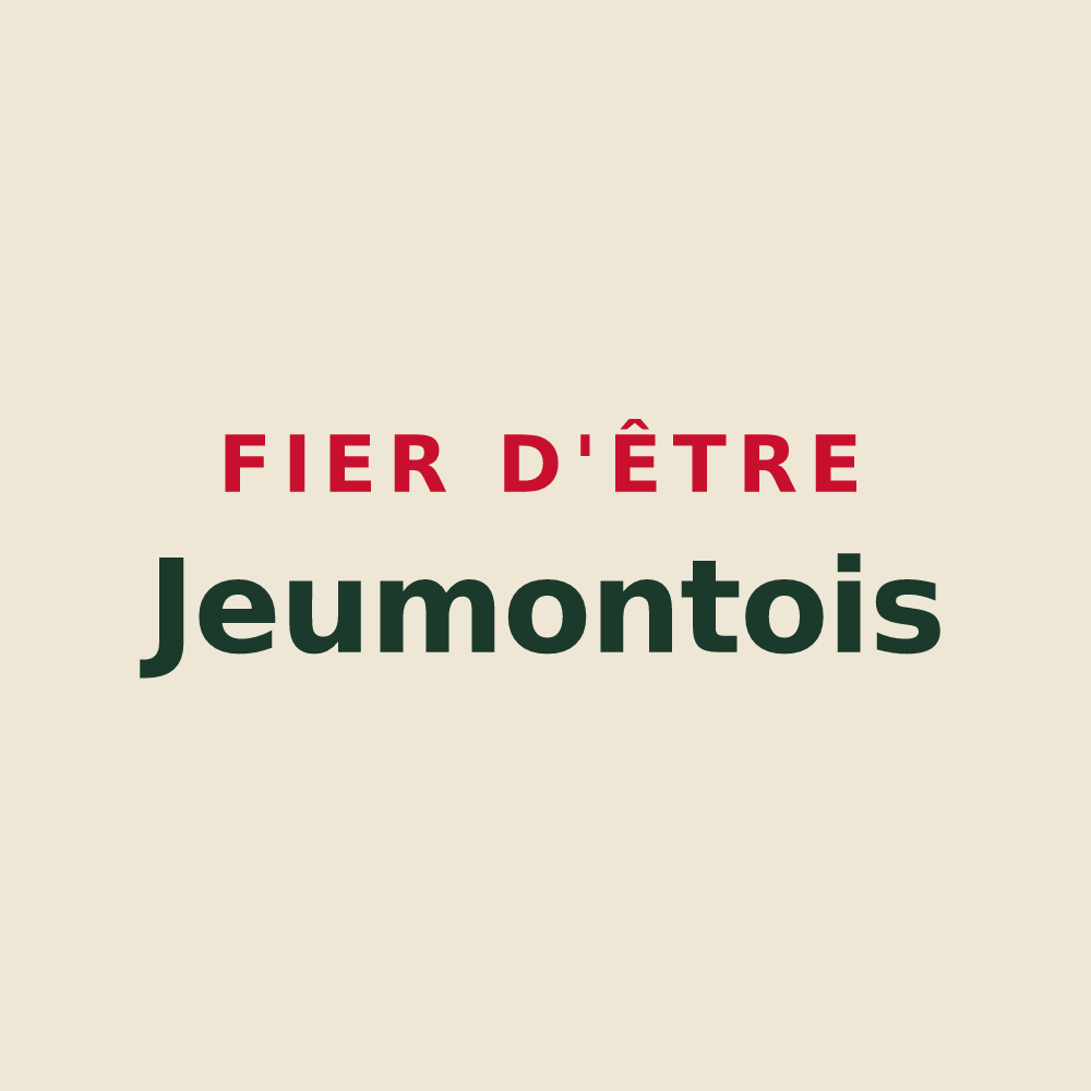 Tote bag « Fier d'être Jeumontois » — design pour Jeumont