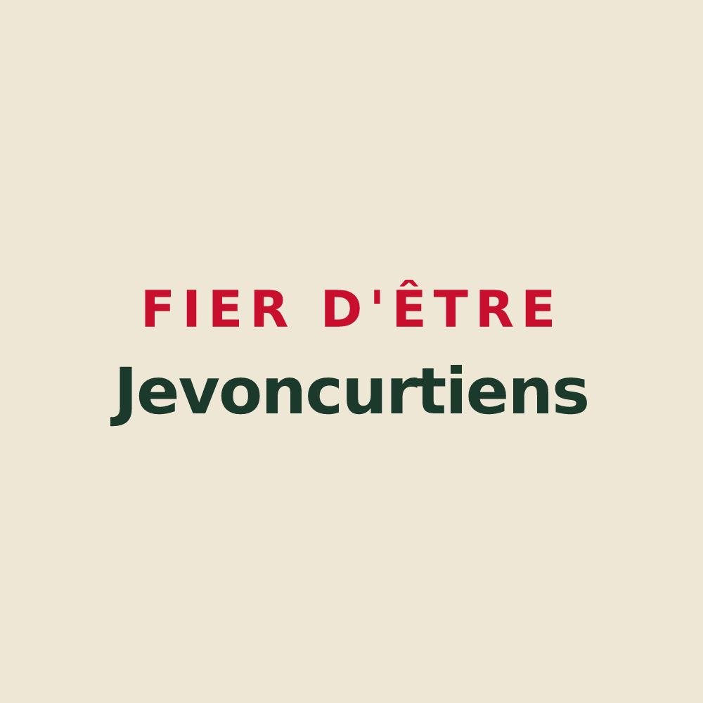Tote bag « Fier d'être Jevoncurtiens » — design pour Jevoncourt