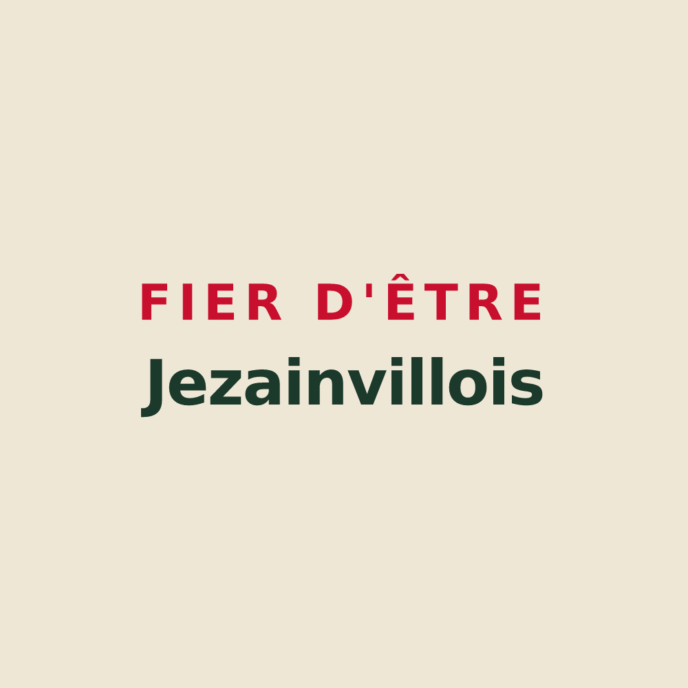Tote bag « Fier d'être Jezainvillois » — design pour Jezainville