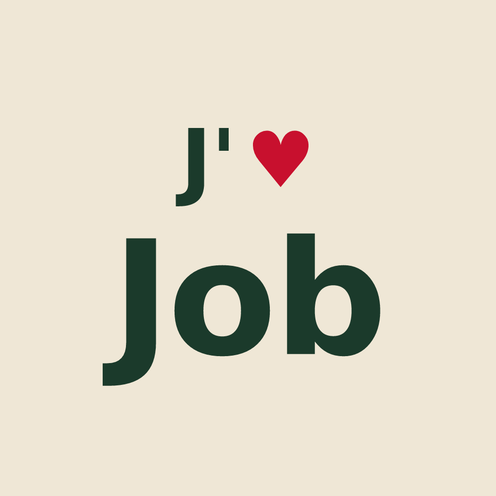 Tote bag personnalisé Job — design J'aime Job