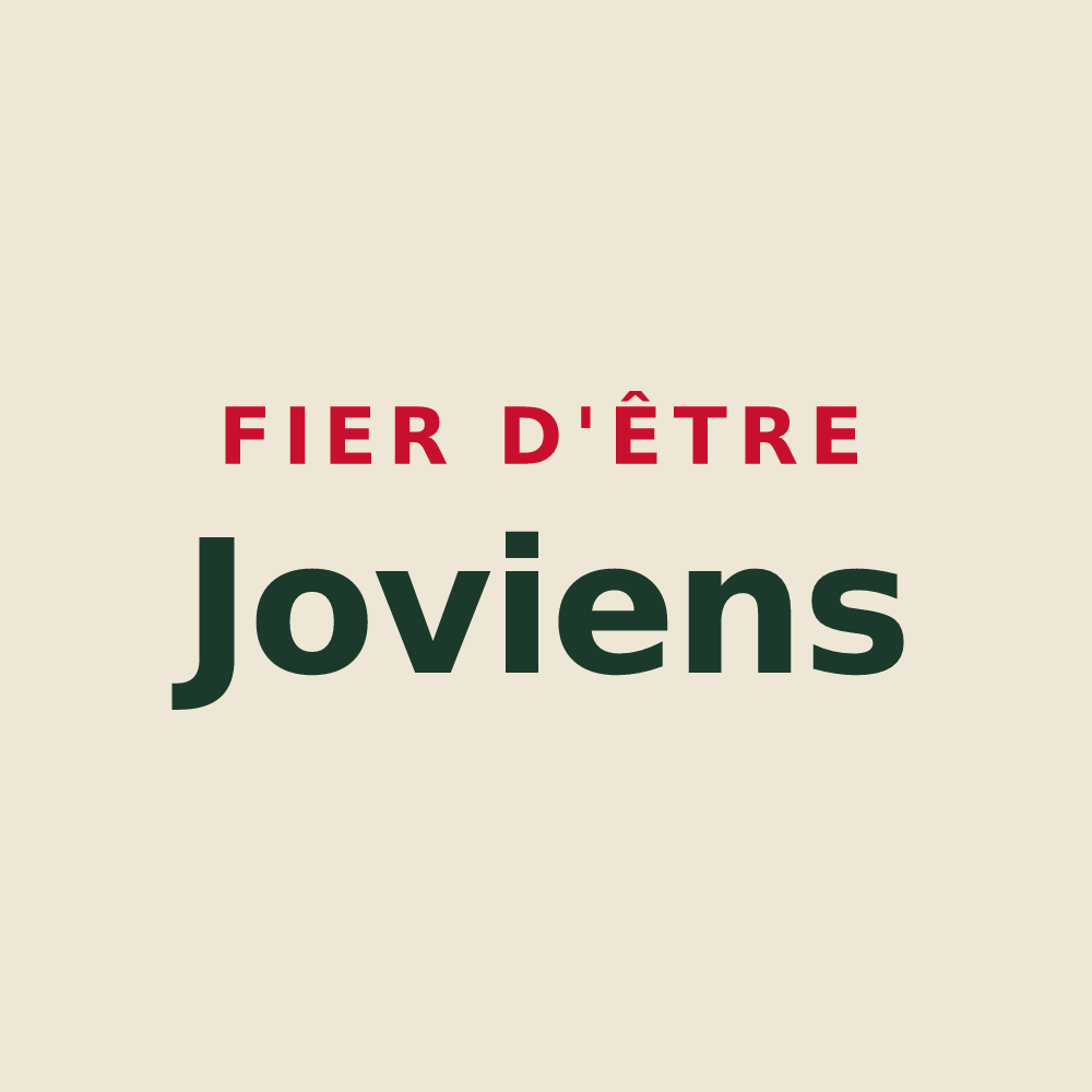 Tote bag « Fier d'être Joviens » — design pour Job