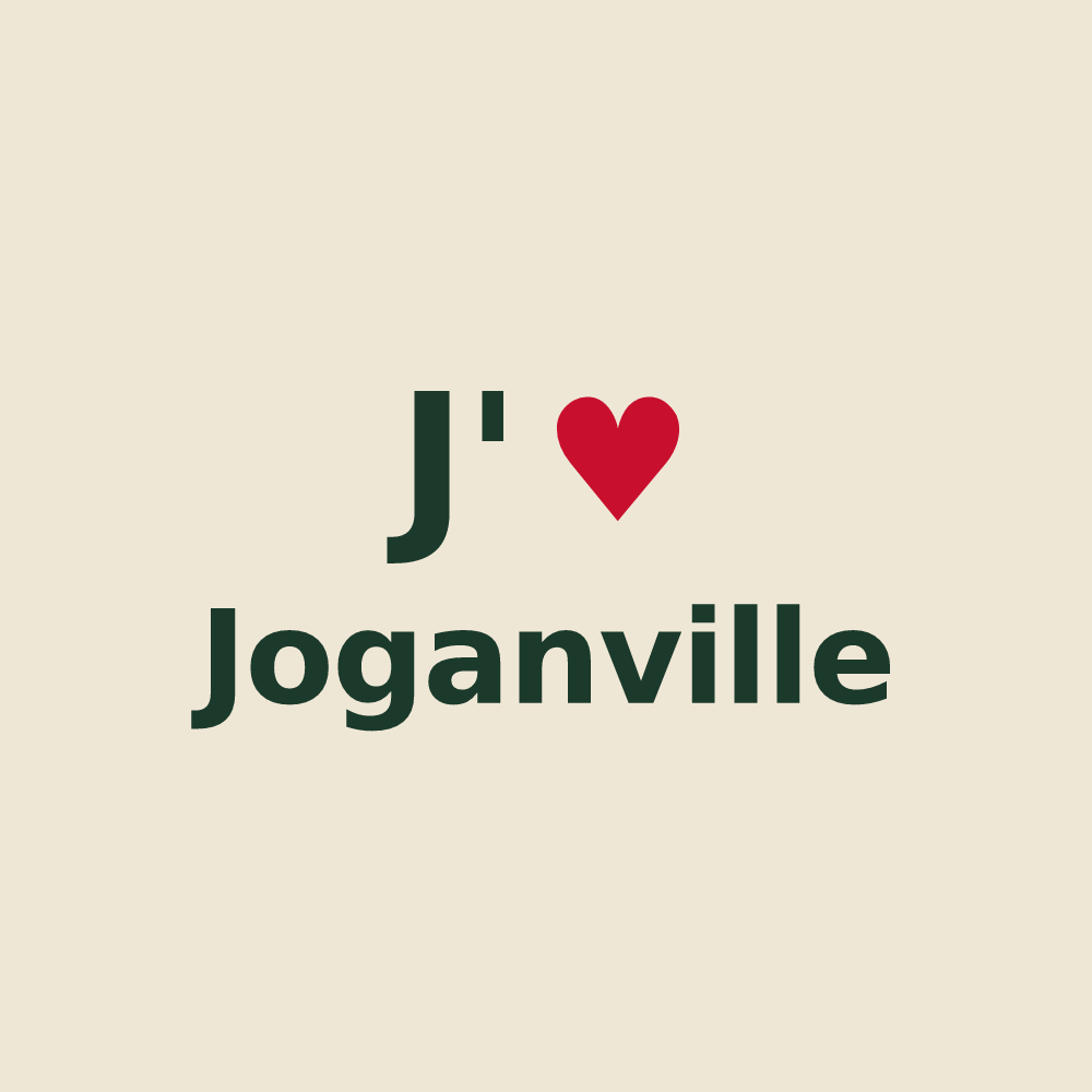Tote bag personnalisé Joganville — design J'aime Joganville