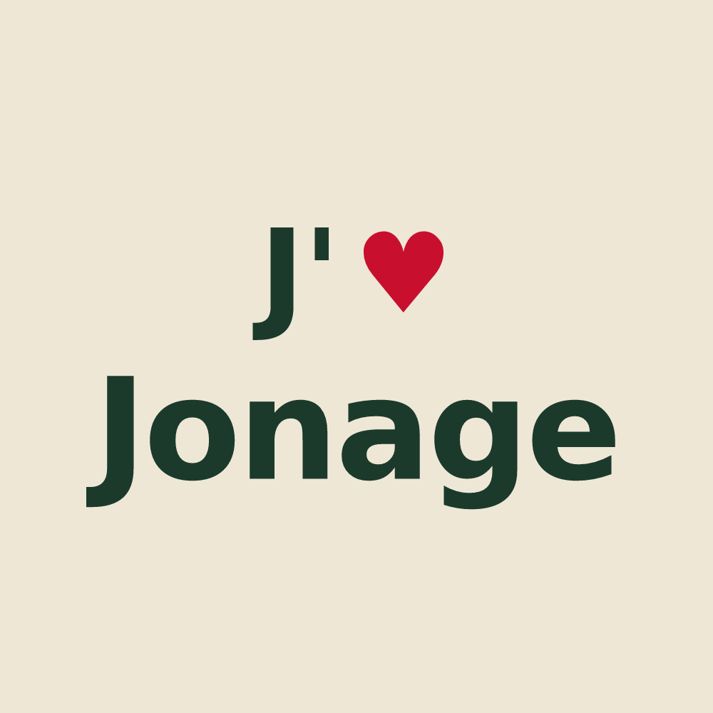 Tote bag personnalisé Jonage — design J'aime Jonage
