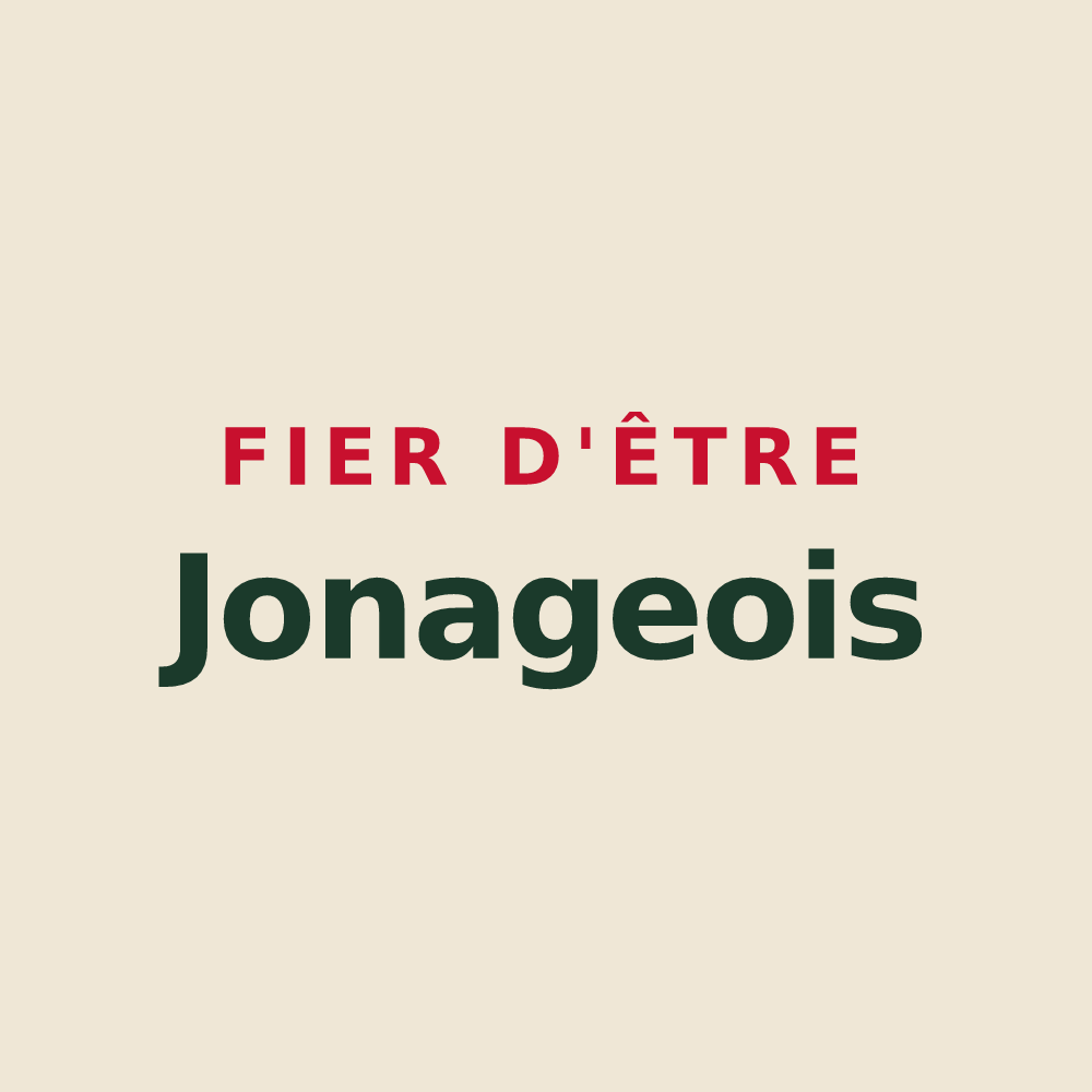 Tote bag « Fier d'être Jonageois » — design pour Jonage