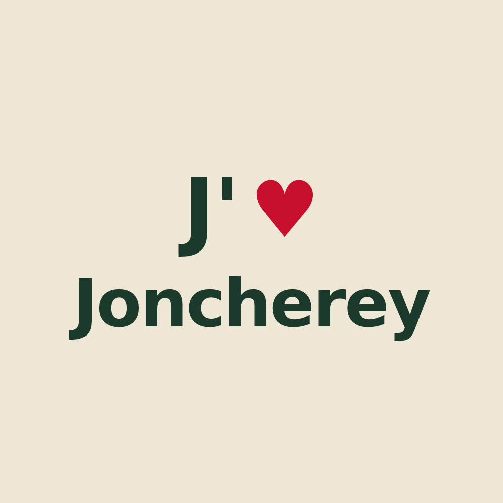 Tote bag personnalisé Joncherey — design J'aime Joncherey