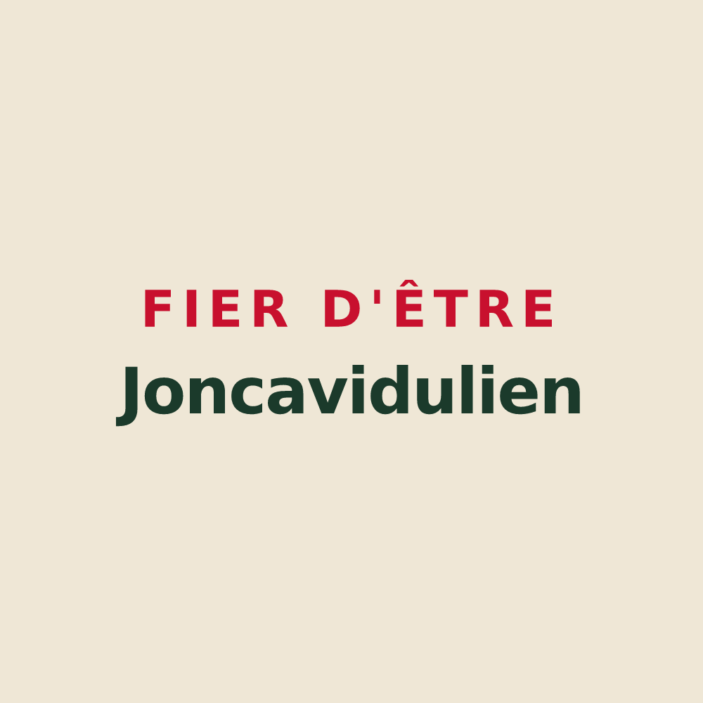 Tote bag « Fier d'être Joncavidulien » — design pour Jonchery-sur-Vesle