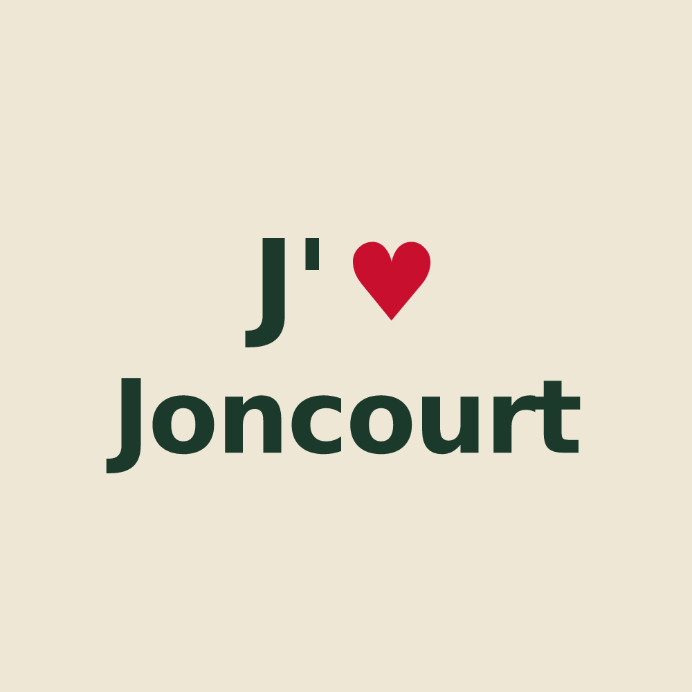 Tote bag personnalisé Joncourt — design J'aime Joncourt