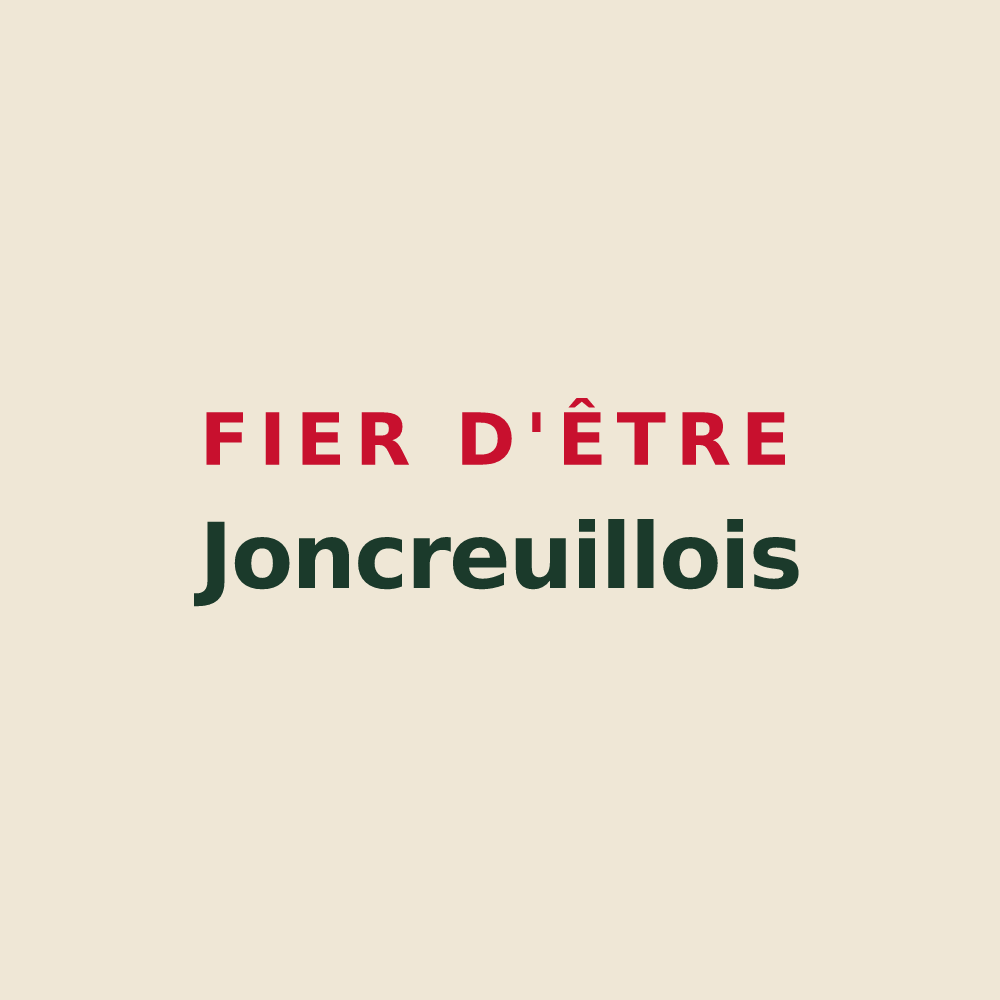 Tote bag « Fier d'être Joncreuillois » — design pour Joncreuil